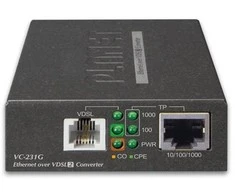 Tinklo Keitiklis - Planet VC-231G 1000 Mbit/s Ethernet LAN Juodas