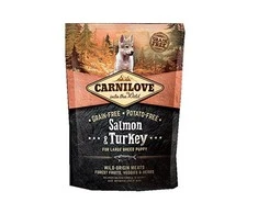 Carni Love Dog su lašiša ir kalakutiena Large Breed Puppy 1,5kg