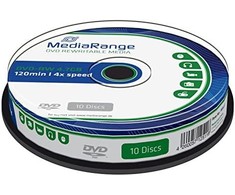 MediaRange DVD-RW 4,7 GB 4x10 vienetų (MR450)