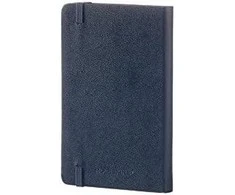 Moleskine srl Užrašų knygutė Moleskine Classic 9x14cm, baltais lapais, kietu viršeliu, mėlynos spalvos