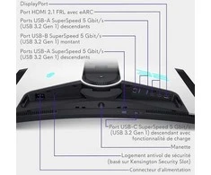 Dell | Išlenktas žaidimų monitorius | AW3225QF | 31,6 colio | OLED | 4K UHD | 16:9 | 240 Hz | 0,03 ms | 3840 x 2160 pikselių | 1000 cd/m² | Maitinimo jungtis, apsaugos užrakto lizdas, valdymo svirtis, USB-A, USB-B, USB-C, HDMI, „DispalyPort“ | HDMI prievadų kiekis: 2 | Balta / juoda | Garantija 36 mėn.