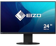 Monitorius EIZO FlexScan EV2460-BK LED ekranas 60,5 cm (23.8") 1920 x 1080 pikseliai „Full HD“ Juoda