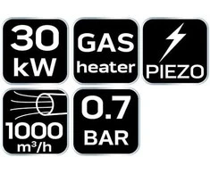 Dujinis šildytuvas NEO TOOLS 30KW 90-084