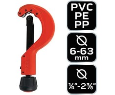 Neo Tools Plastikinių vamzdžių pjaustytuvas 6-63 mm