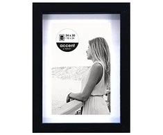 Nuotraukų rėmelis Nielsen Design Nielsen Aura juoda 24x30 Mediena įsk. Passepartout 1122000