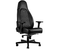 noblechairs ICON - Juodas - PU Leather (Juoda PU Oda) Kėdė