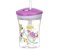 Kūdikių puodelis NUK LEARN TO DRINK rinkinys mergaitėms