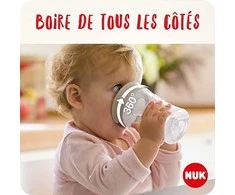 NUK NUK Trinklernbecher Magic Cup 360°-Trinkrand 230ml blau