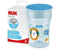 NUK NUK Trinklernbecher Magic Cup 360°-Trinkrand 230ml blau