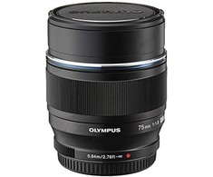 Objektyvas Olympus M.ZUIKO DIGITAL ED 75mm F1.8 (Juodas)