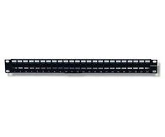 Serverio priedas  Intracom INTELLINET 720328 Intellinet Blank 24-port panel for Keystone Jack 1U 19 with cable organizer