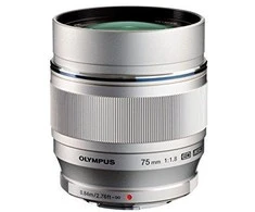 Objektyvas Olympus M.ZUIKO DIGITAL ED 75mm F1.8 (sidabras)