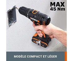 WORX Akumuliatorinis gręžtuvas WX108 20V 2x2.0Ah