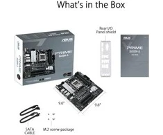 Pagrindinė plokštė ASUS AMD B650 / SAM5 / MicroATX / Memory DDR5 / Atminties lizdai 4 / 2xPCI-Express 4.0 1x / 1xPCI-Express 4.0 16x / 2xM.2 / 1x15pin D-sub / 1xHDMI / 1xDisplayPort / 2xAudio-In / 1xAudio-Out / 4xUSB 2.0 / 4xUSB 3.2 / 1xPS/2 / 1xRJ45