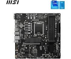 Pagrindinė plokštė MSI PRO B760M-P DDR4/LGA1700/Micro-ATX/Memory DDR4/Atminties lizdai 4/2xPCI-Express 1x/1xPCI-Express 16x/2xM.2/1x15pin D-sub/1xHDMI/1xDisplayPort/4x12x2B. /1xUSB-C/2xPS/2/1xRJ45/3xgarso prievadas