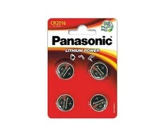 Baterija - Panasonic CR2016 3V Ličio Monetos Elementas 4 Vnt.