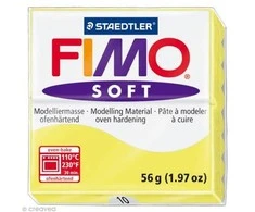 Modelinas FIMO SOFT, 57 g, citrinų geltona sp.
