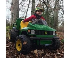 Peg Perego John Deere Double visureigis, maitinamas 12V Gator HPX akumuliatoriumi