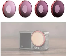 PGYTECH OSMO ACTION 3 filtro ND rinkinys (ND 8 16 32 64)