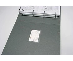 Q-Connect Q-CONNECT lipni kišenė, vizitinėms kortelėms, plotis ilgoje pusėje, 60x95mm, 100vnt.