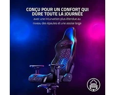Komfortiška Žaidimų kėdė Razer Enki Gaming Chair, Juoda