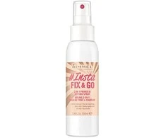 makiažo fiksatorius purškiamas Rimmel London Lasting Finish Fix y Go 2 In 1 Primer and Setting Purškiklis 100