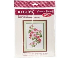 RIOLIS - Create It Yourself - Siuvinėjimo rinkinys „Laukinė rožė“ 809 (21x30 cm)