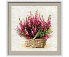 RIOLIS – Create It Yourself – Siuvinėjimo rinkinys „Škotiški viržiai“ 1324 (25x25 cm)