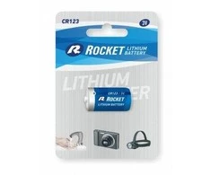 Rocket Lithium CR123 3V 1500mAh elementai, 1 vnt.