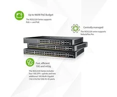 Šakotuvas ZYXEL XGS2220-30HP, L3 ACCESS SWITCH, 400W POE, 16XPOE+/10XPOE++, 24X1G RJ45 2X10MG RJ45, 4X10G SFP+ UPLINK, INCL. 1 YR NEBULAFLEX PRO (5Y WARRANTY)