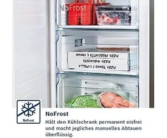 Šaldytuvas su šaldikliu BOSCH KGN33NWEB 176cm., No Frost