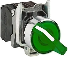 Schneider Electric 3 fazių apšvietimo jungiklis 24V žalias XB4BK133B5