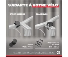 Shapeheart Telefono dėklas dviračiui, motociklui, motoroleriui ŠAPEHEART BIKE RAMZ RAM.M < 14,7 cm (NEI)