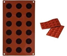 Silikomart silikoninė forma mini kanelėms 18dalių(d3,5xh3,5cm)