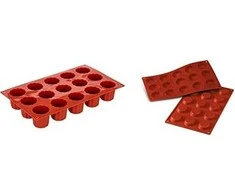 Silikomart silikoninė forma midi kanelėms 15dalių (d4,5xh4,5cm)