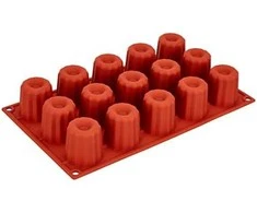Silikomart silikoninė forma midi kanelėms 15dalių (d4,5xh4,5cm)