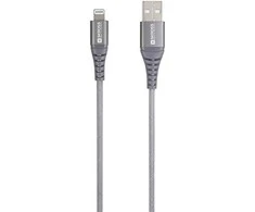 SKROSS USB Kabelis USB-A to Lightning, Braining, 1,20m, space pilkas