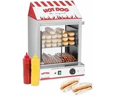 Skrudintuvas Karštų dešrainių šildytuvas 2000W, 200 dešrelių, 50 bandelių, Royal Catering