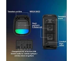 Sony SRS-XV800B nešiojama kolonėlė
