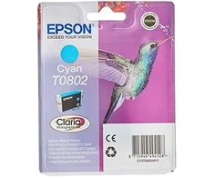 Epson T0802 (C13T08024011), žydra kasetė