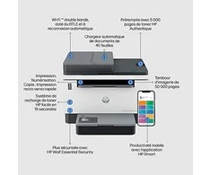 Hewlett Packard (HP) HP LaserJet Tank 2604sdw AIO All-in-One Spausdintuvas - A4 Mono lazerinis, Spausdinti/Kopijuoti/Dual-Side Scan, Automatinis dokumentų tiektuvas, Auto-Duplex, LAN, Wifi, 22ppm, 250-2500 puslapių per mėnesį (pakeičia Neverstop)