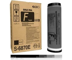 Riso Ink Juodas Juodas HD (S-6870E) (S6870E) (S-8134E) (S8134E)