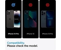 Spigen tR Align Master 2 Pack, FC juodos spalvos – Apple iPhone 14 Pro