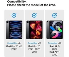 Ekrano apsauga Spigen „EZ FIT” iPad Air 4 / 5 / iPad Pro 11 skaidri