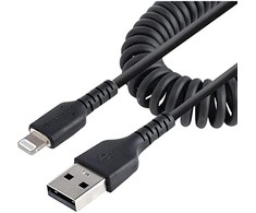 StarTech USB kabelis USB-A – žaibiškas 0,5 m juodas (RUSB2ALT50CMBC)