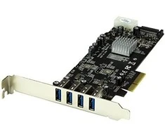 Valdiklis StarTech PCIE 2.0 x4 - 4x USB 3.0 (PEXUSB3S42V)