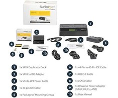 Kietasis diskas StarTech 2.5 "/ 3.5" SATA - USB 3.2 Gen 1 / eSATA (SATDOCK4U3RE)