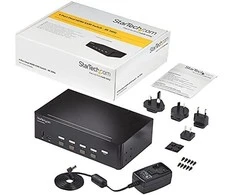 Jungiklis StarTech StarTech HDMI KVM 4K30 DUAL DISPLAY /. IN