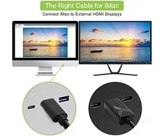 Adapteris AV Techly Techly Adapteris Kabelis USB-C M auf HDMI M 2.0 4K, juodas 5m