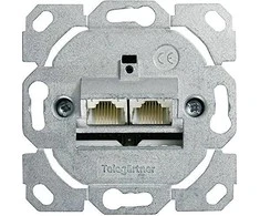 Telegärtner lizdas AMJ45 8/8 K Up/0 Cat.6A be centrinės plokštės
